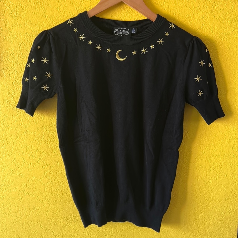 Voodoo Vixen Celeste embroidered sweater